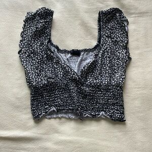 Billabong Beach Bird Smocked Top